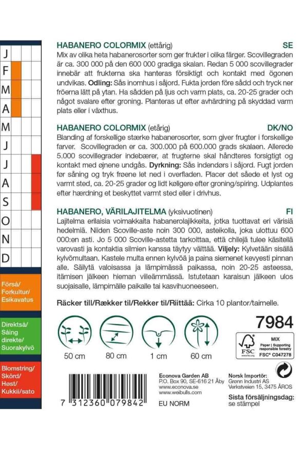 Peber Habanero colourmix - Image 2