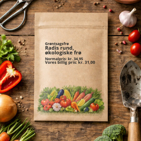 Radis rund, økologiske frø