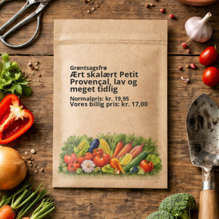 Ært skalært Petit Provençal, lav og meget tidlig