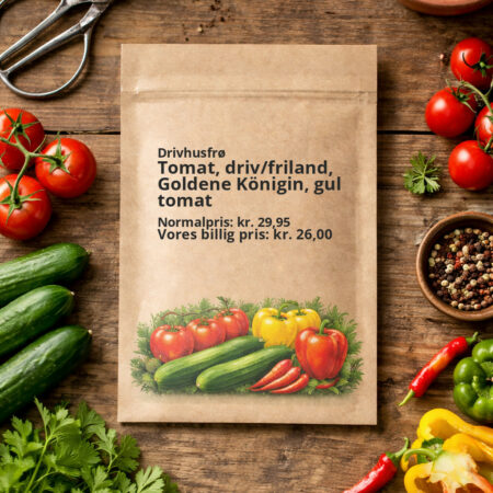 Tomat, driv/friland, Goldene Königin, gul tomat
