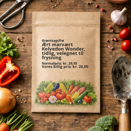 Ært marvært Kelvedon Wonder, tidlig, velegnet til frysning