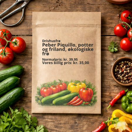 Peber Piquillo, potter og friland, økologiske frø