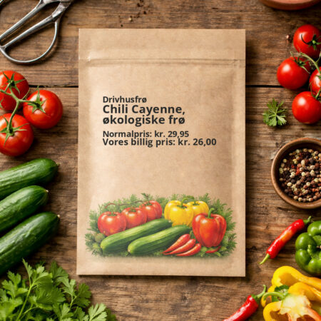 Chili Cayenne, økologiske frø
