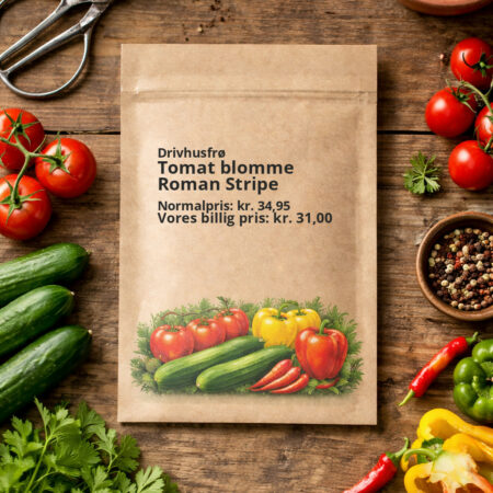 Tomat blomme Roman Stripe